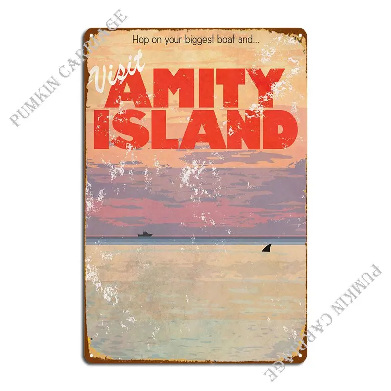 

Amity Island металлический знак для кинотеатра