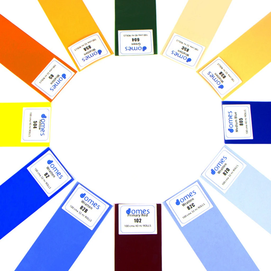 Professional 40*50cm 15.7*19.6" Paper Gels Color Filter for Stage Lighting Redhead Light Photo Studio Accessories