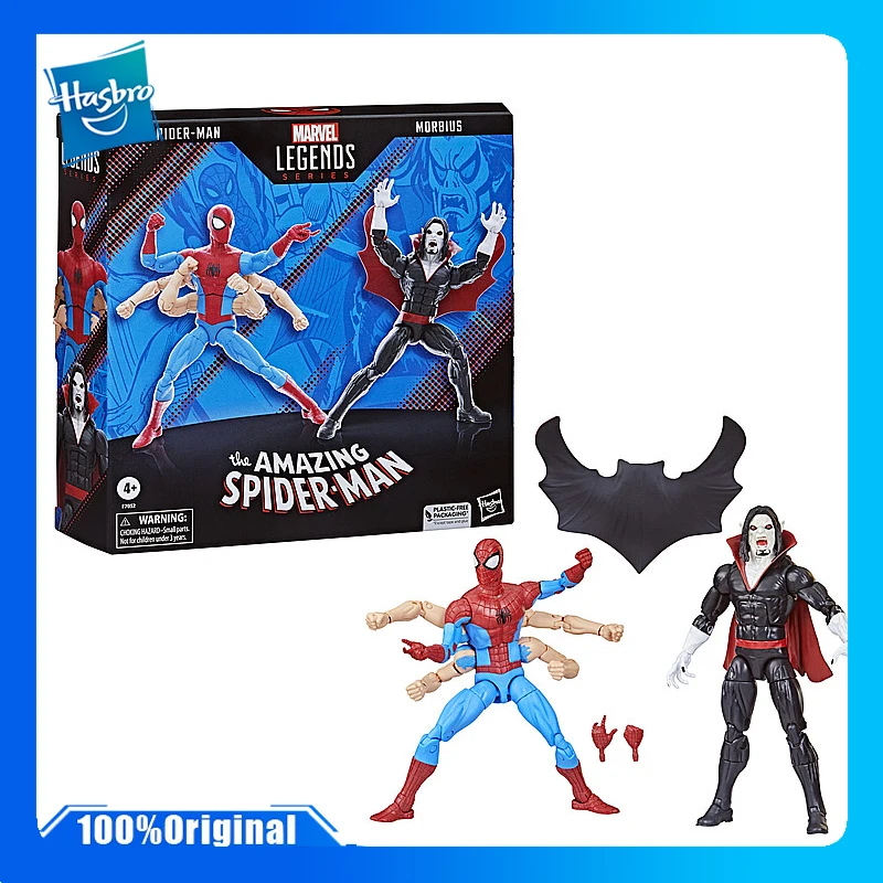 

Spot Hasbro movie anime peripherals marvel legends six arms spider-man vampire mobius joints action figure gift box