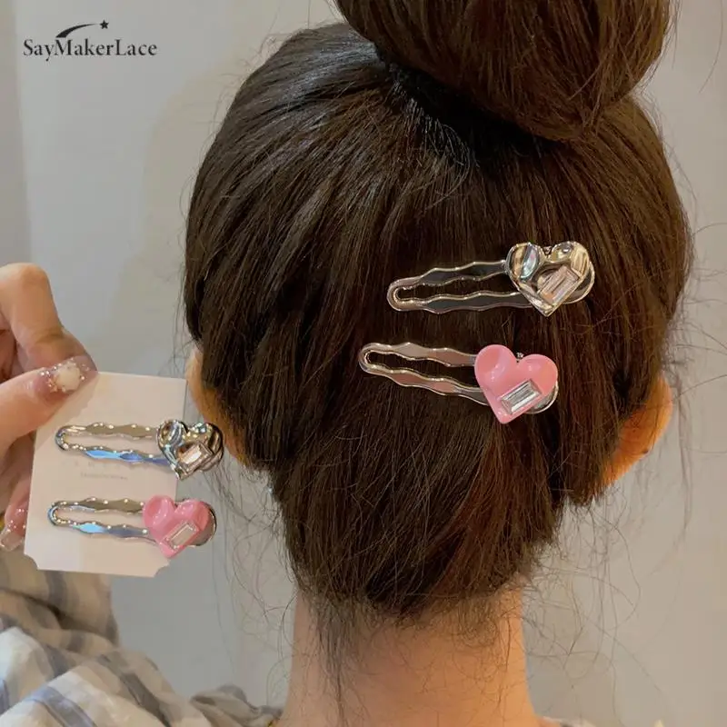 

Женские заколки для волос с кристаллами, 2 шт.