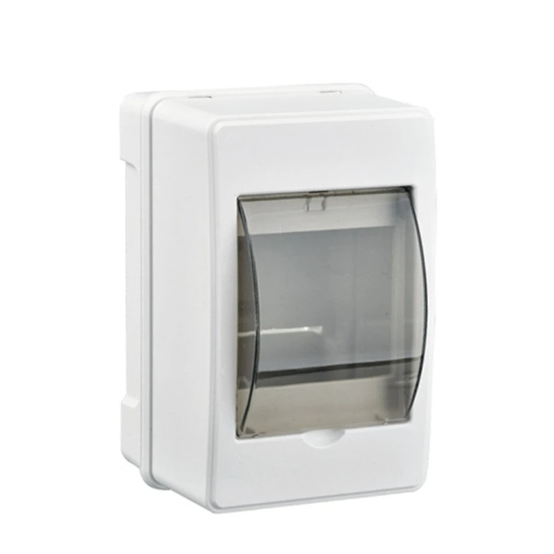 Circuit Breaker Box 4.72x2.95in 2-3 Way Junction Box Not Waterproof Distribution Protections Clear Cover electrical junction box electrical box electrical distribution box