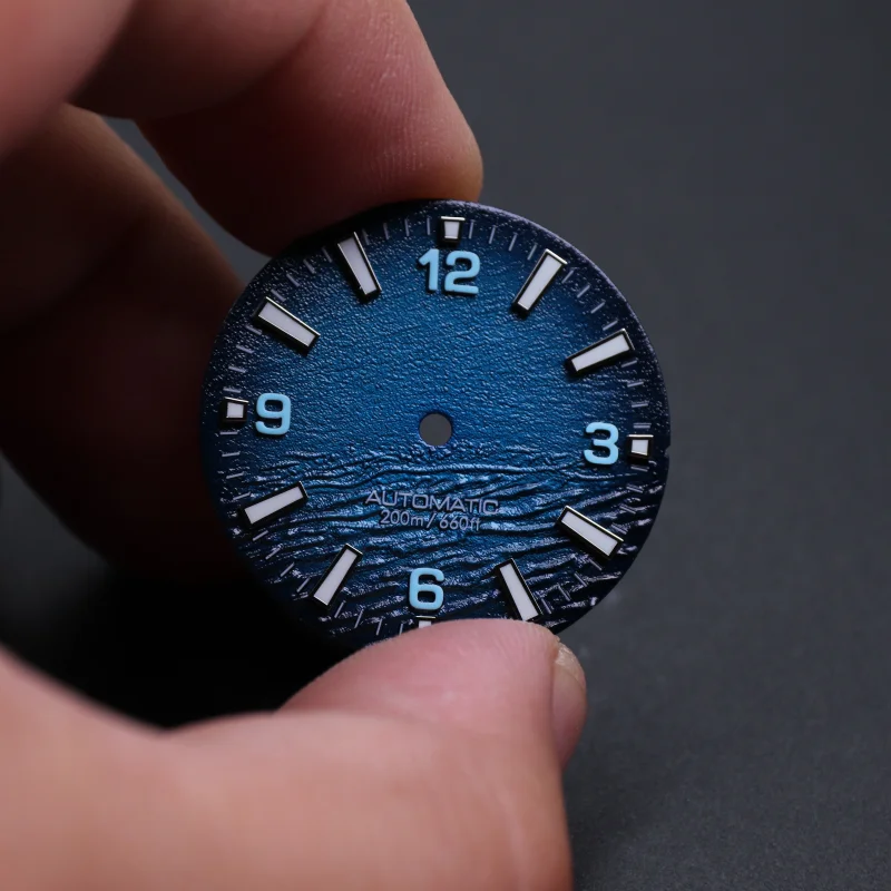 28.5mm Diving Watch Dial Face for Seik Nh35 Movement Skx007 Mods watch face accessories,watch dial accessories
