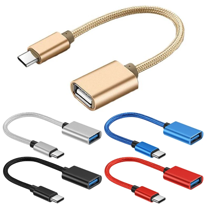 USB C to USB Female Adapter Cable for Mobile Devices