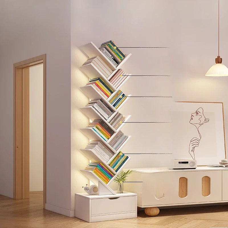 Libreros Book Shelves Room Furniture Folding Iron Shelf Desk Organizer Children's Bookcases Large Frame Drawer Scaffale Book