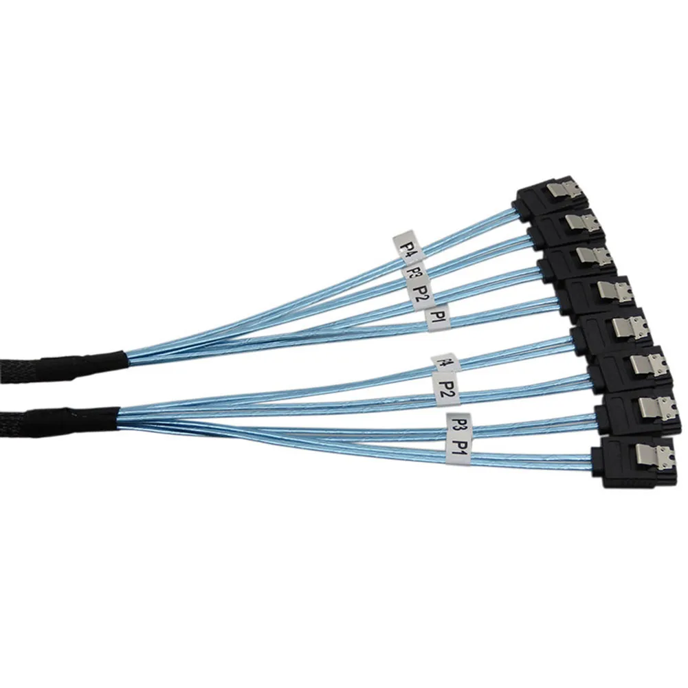 서버용 스플리터 케이블 컴퓨터 액세서리, SATA III SAS 케이블, SATA 7 핀 암-SATA 7 핀 암 데이터 케이블