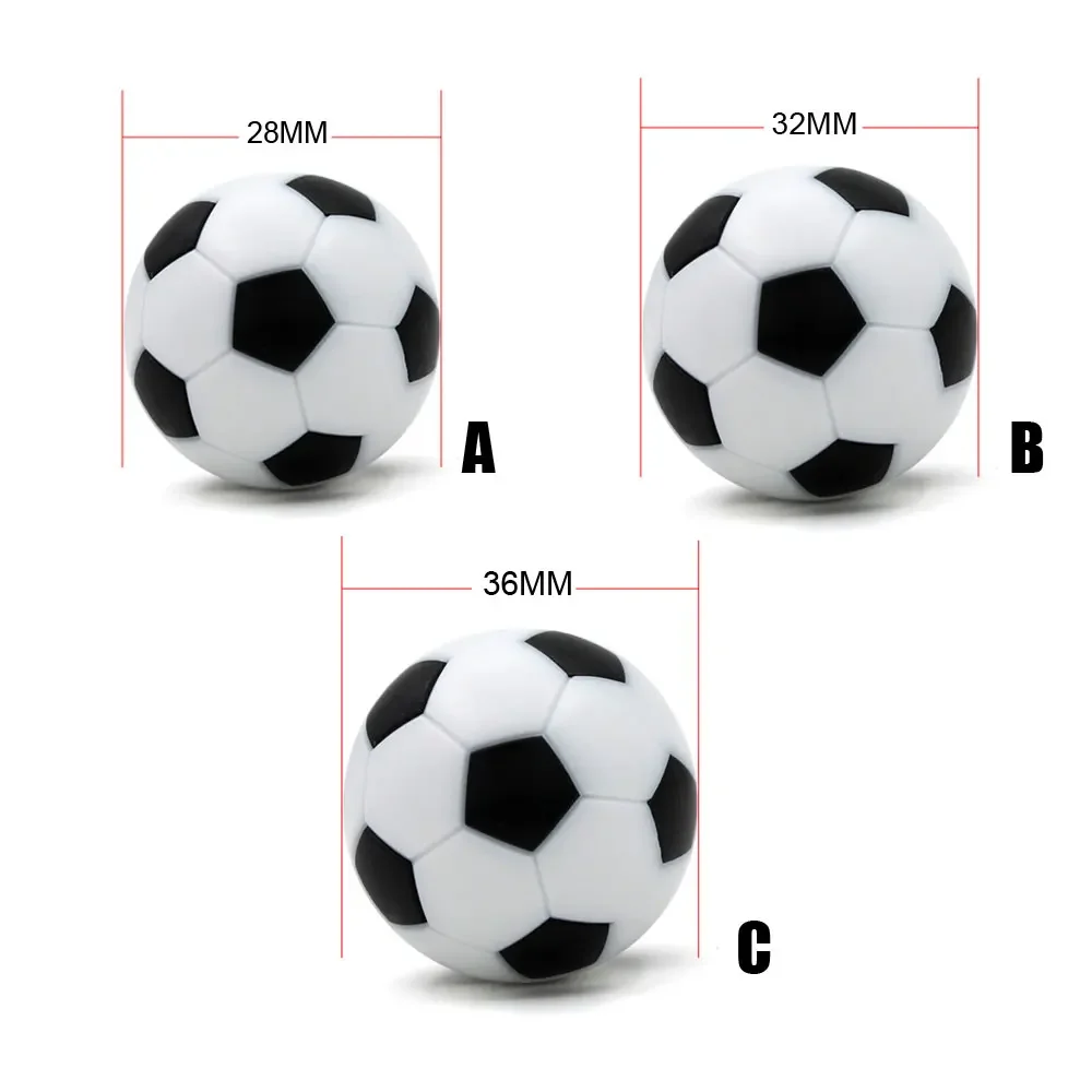 Set of 2 Resin Table Soccer Balls for Interactive Indoor Gaming Experience