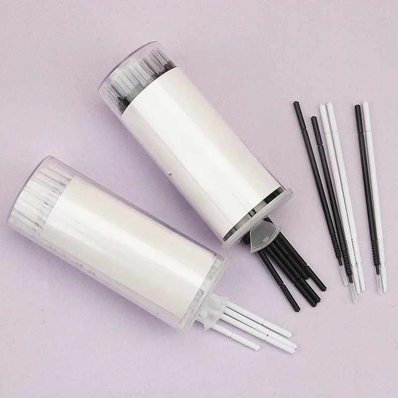 Description Picture 4 of item100 Pcs Disposable Spiral  Mascara  Brush Handle Microbrush  Applicator Lashes Brushes Eyelash Extension Makeup Tools