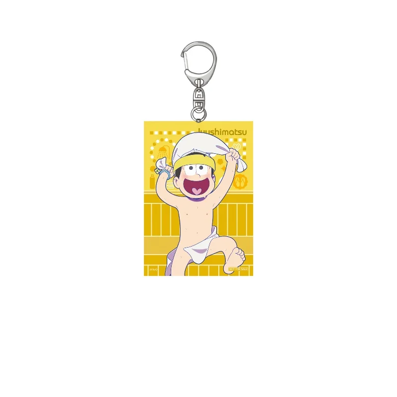 Anime Osomatsu-san Cartoon Figure Keychain and Bag Charm