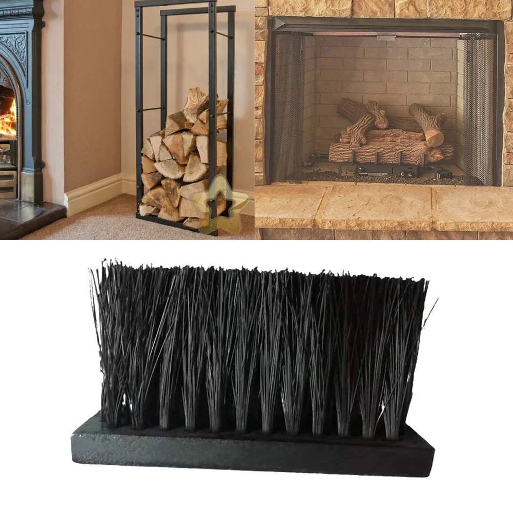 Fireplace Brush Chimney Cleaner Brush Fireplace Head Replacement Broom Spare Brushes Cleaning 1Pc