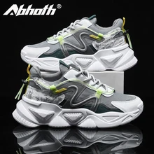 

Abhoth Men's Four Seasons Casual Shoes Height Increasing Fashion Sports Shoes Mesh Breathable Outdoor Sneakers Men's Shoes 2022