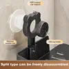 Shower Corner Shelf ABS Wall Mounted Suction Cup Storage Rack No Drill Bathroom Corner Organizer Shampoo Makeup Cosmetic Holder 3