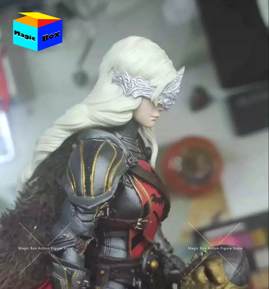 Customized 1/12 Fire Keeper Silver Mask Girl Head Sculpt