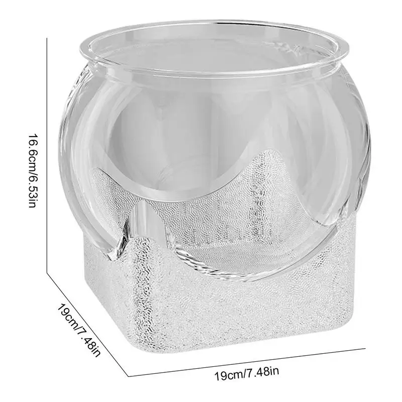 Clear Round Fish Bowl 6