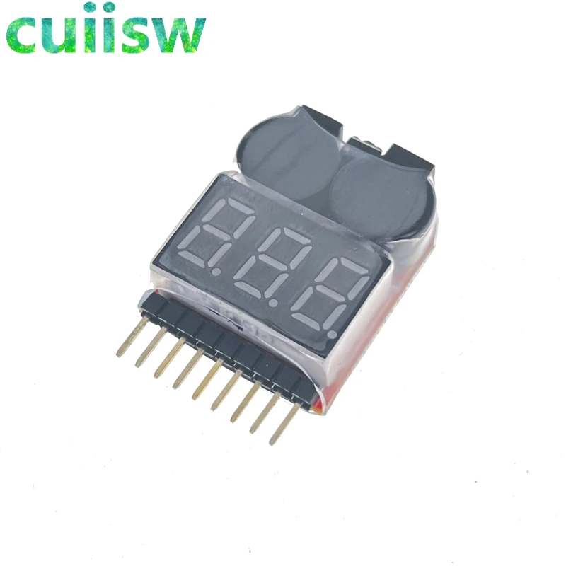 Testeur Tension Batterie Lipo 1-8S avec Alarme Basse Tension