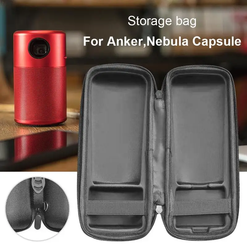 Bolsa de Viagem Eva Dura Capa para Anker Nebulosa Cápsula Inteligente Mini Projetor Bolso Cinema Bolsa Armazenamento Capa Novo