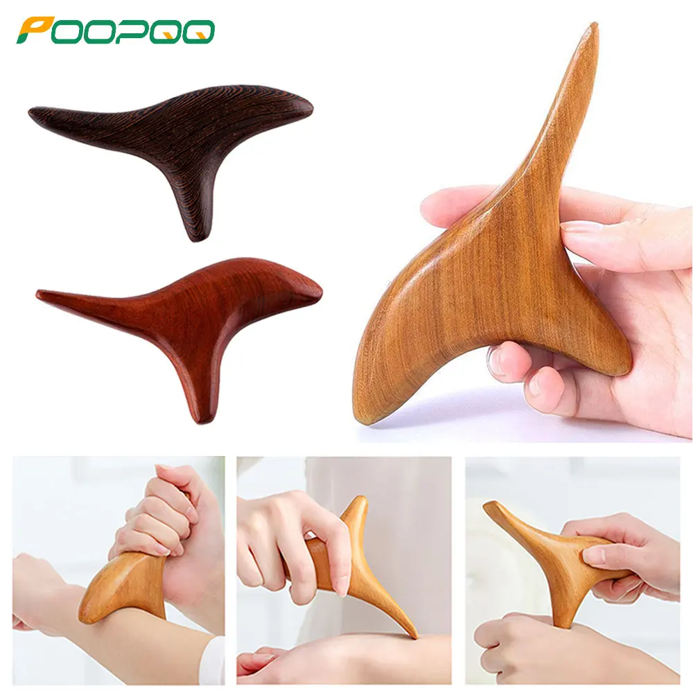 Wood Trigger Point Massage Gua Sha Tools Professional Lymphatic