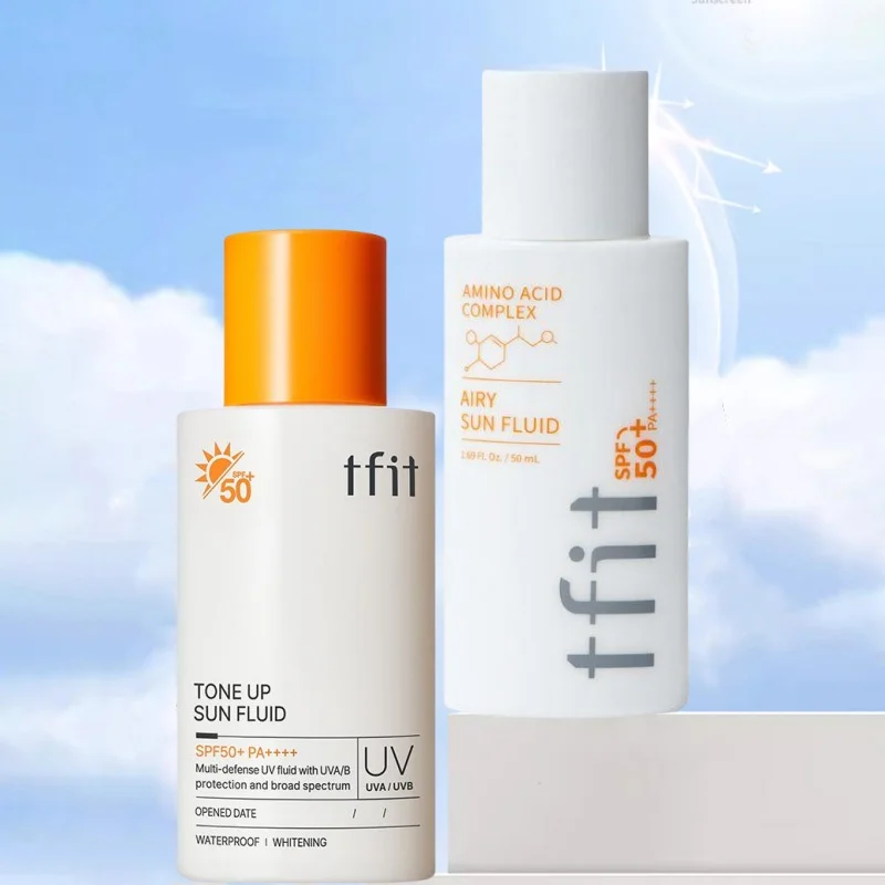 

Tfit Sunscreen Summer Face Whiten Isolation Non-greasy Face Body Uv Isolation Waterproof Sweat Sunscreen Lotion Men And Women