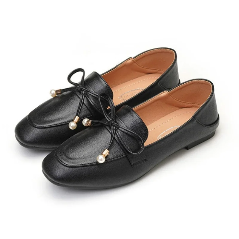 Fashion Women Shoes Loafers Ladies Slip-on Soft Leather Original Design Korean Female Flats Driving Women's Moccasins women shoes