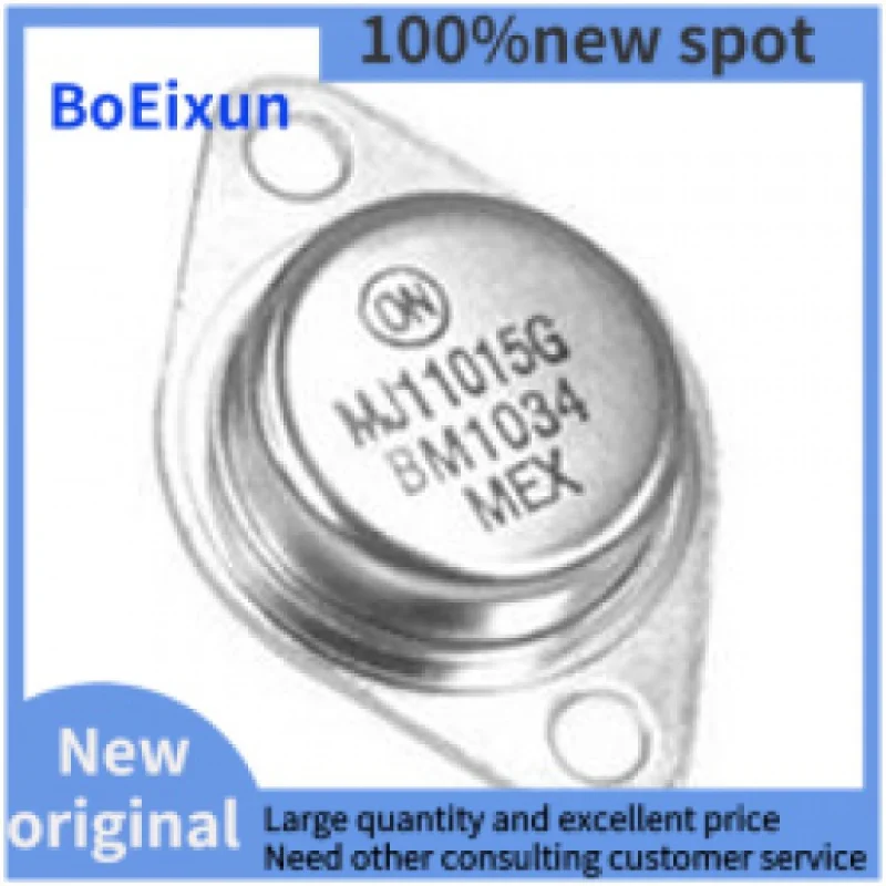 

100%New OriginalMJ11015NewMJ11016GImported Darlington Power Transistor30A 120VStraight Iron CapTO-3