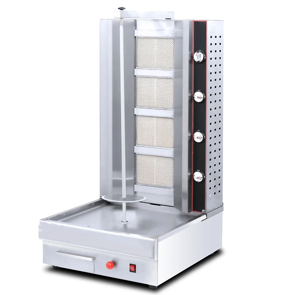 Gas Shawarma Machine Equipment Turkish Kebab Gas Shawarma Customize CE Stainless Steel Chicken Grill Machine for Restaurant 2