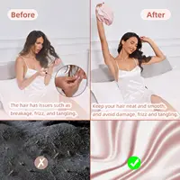 Bonnet de nuit réglable en Satin de soie pour femmes, cheveux longs bouclés, Double couche, pour dormir de nuit, bonnet de nuit unisexe 4