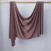 Nouveau Hijab en Jersey Liquide Premium, Châle, Foulard de Malaisie, Coiffes, Turbans de Mode Musulmane pour Femmes, Turban Ramadan Hijabs