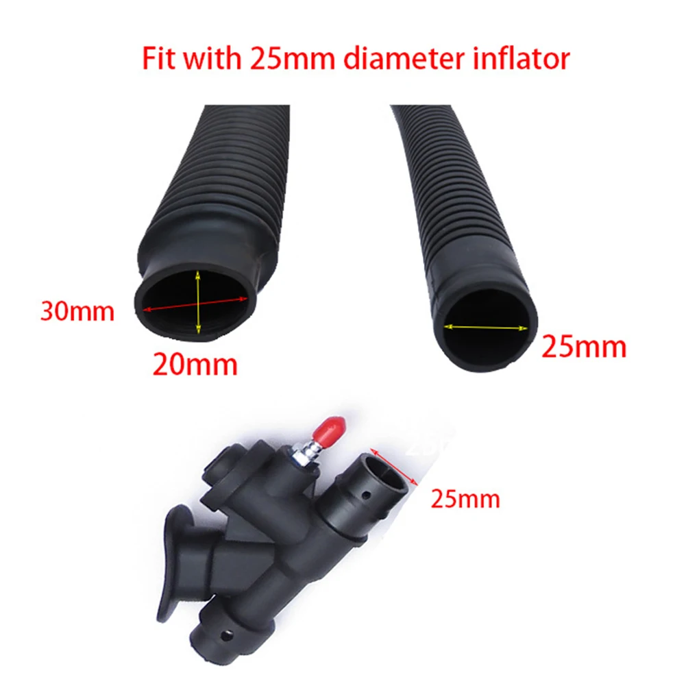 Scuba Diving Corrugated Exhaust Hose Pipe Equipment Connector 16inch round 5