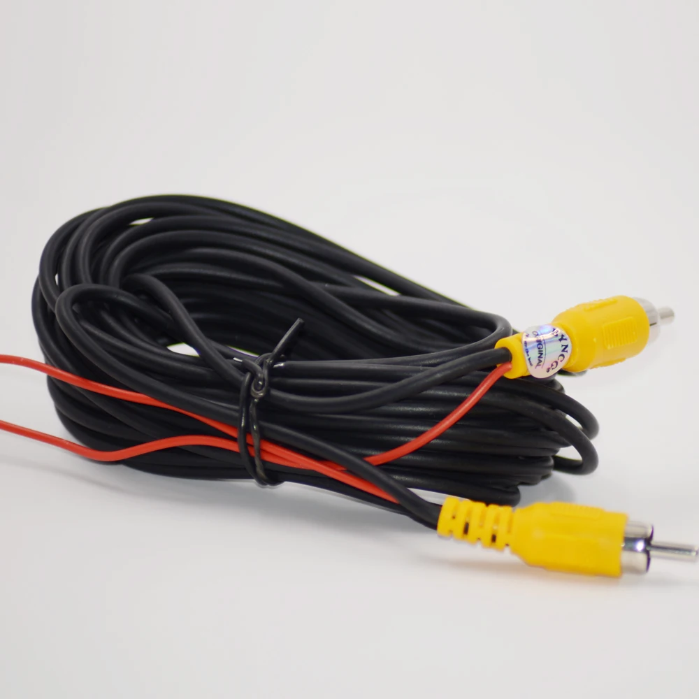 Advanced 10M Wired RCA Video Cable for Car Rear View Camera and Parking Monitor