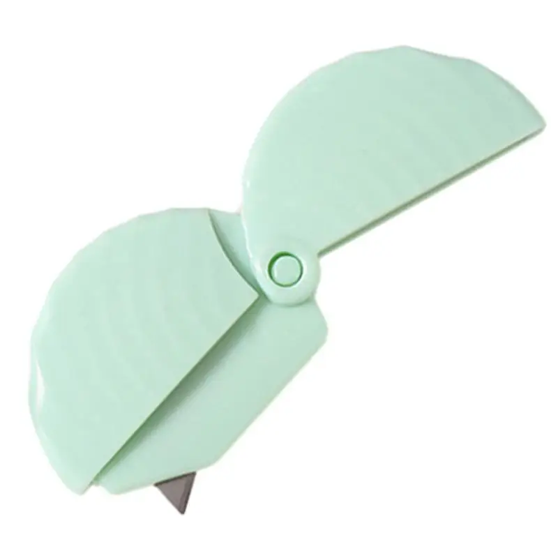 

Mini Utility Knife Record Shaped Retractable Handmade Knife DIY Tools Student Art Supplies Stationery Pocket Art