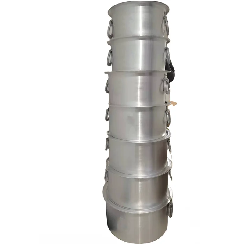 Großes Outdoor-Camping-Kocher-Topf-Set aus Aluminium mit 50 cm Durchmesser