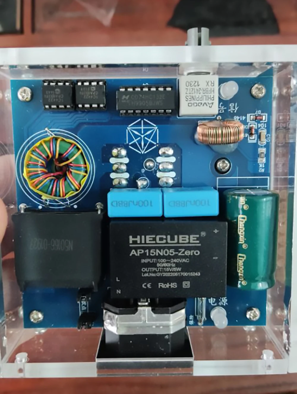DIY 음악 테슬라 코일 드라이버 보드 SSTC 고주파 발생기 점화 플래시, 110V 220V