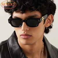 Lunettes de soleil Punk Soaring Eagle pour hommes 2026, marque de luxe, lunettes de soleil rectangulaires tendance pour femmes, lunettes steampunk 1