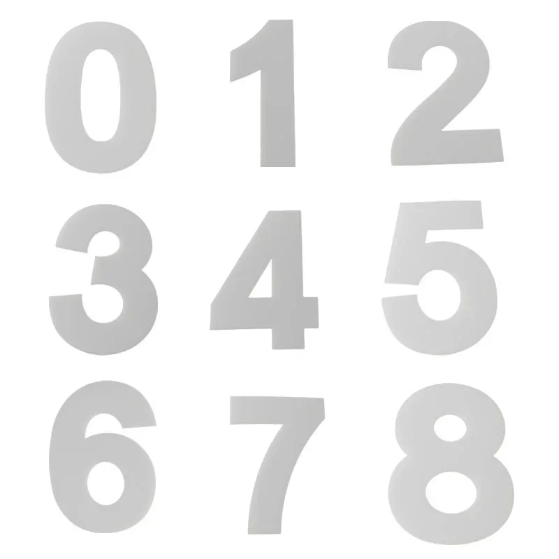 Reusable Molds For Cakes Number Design PET Baking Cake Decorating Tool Wedding Birthday DIY Baking Molds Supplies