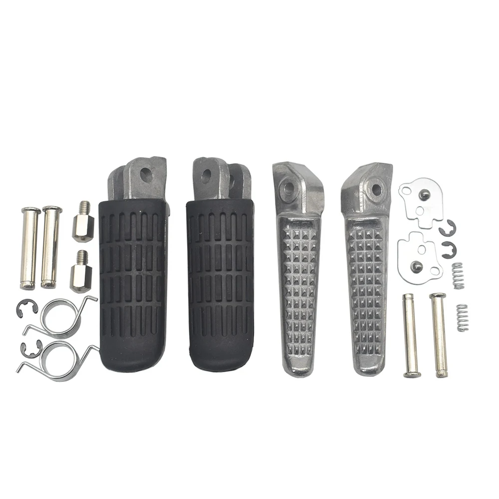 

Motorcycle Front Rear Footrests Foot pegs For Honda CB400 SuperFour CB-1 CB500 CBR1100XX blackbird VTR1000 NT400 650 700 NTV600