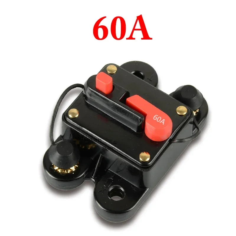40A 50A 60A 80A 100A 150A 200A 250A 300A AMP 12-24V DC Circuit Breaker Car Auto Fuse Reset optional Car Audio Inline