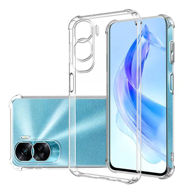 Copri Batteria Posteriore In Plastica Per HONOR 90 LITE CRT-NX1 | Back Cover Di Ricambio Con Adesivo Per Montaggio | Colore Nero