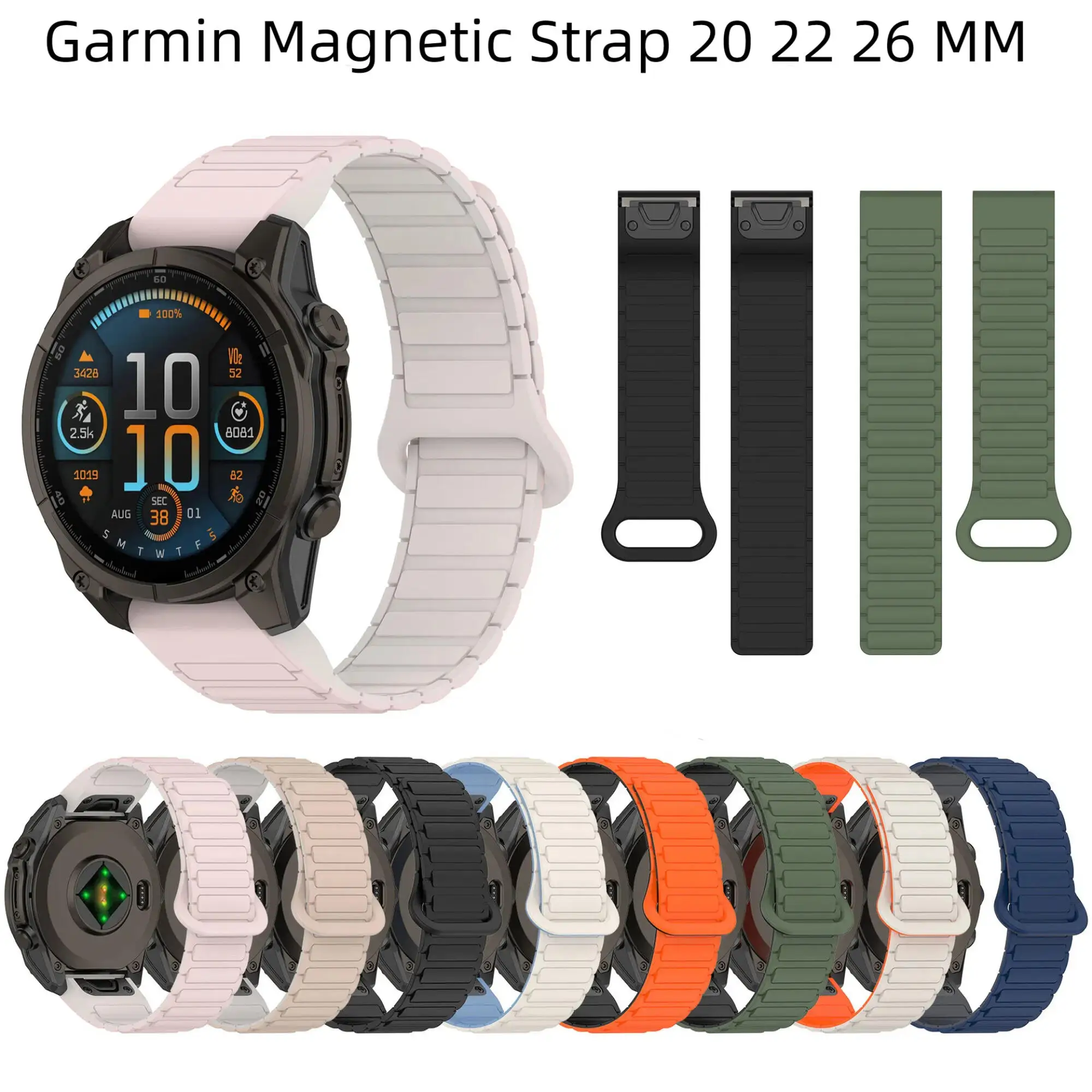 Premium Silicone Magnetic Strap – Quick Installation