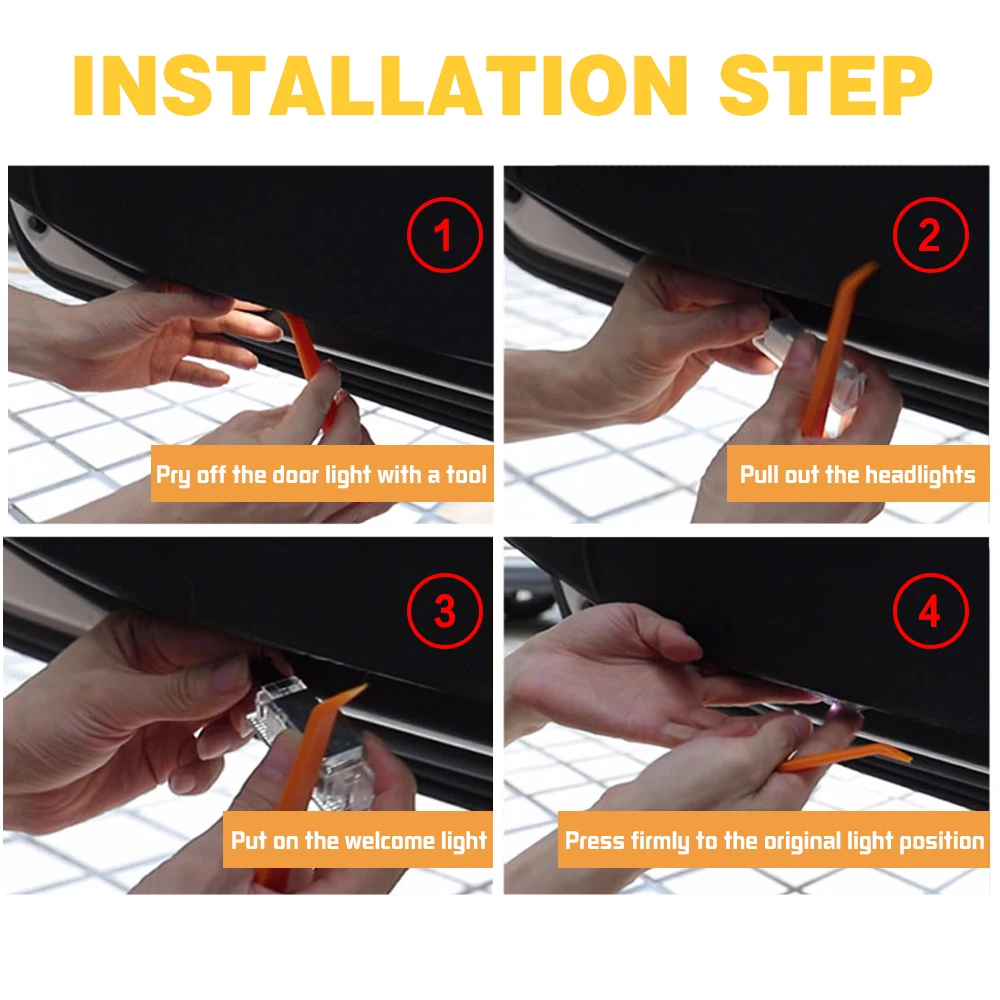 LED Car Door Projector Light 6