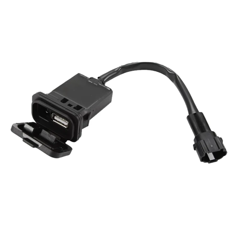 1 Pz Moto Usb Power Charging Interface Socket Impulse Charge Port Plastica Nera Per Cfmoto 450Sr Sr450 800Nk 800 Nk