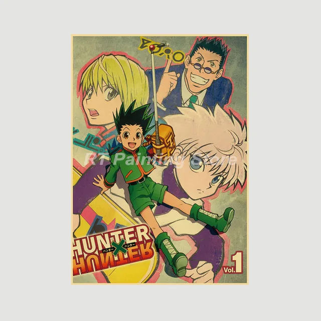 Riapawel Anime Hunter x Hunter Poster, Gon·freecss, Killua Zoldyck