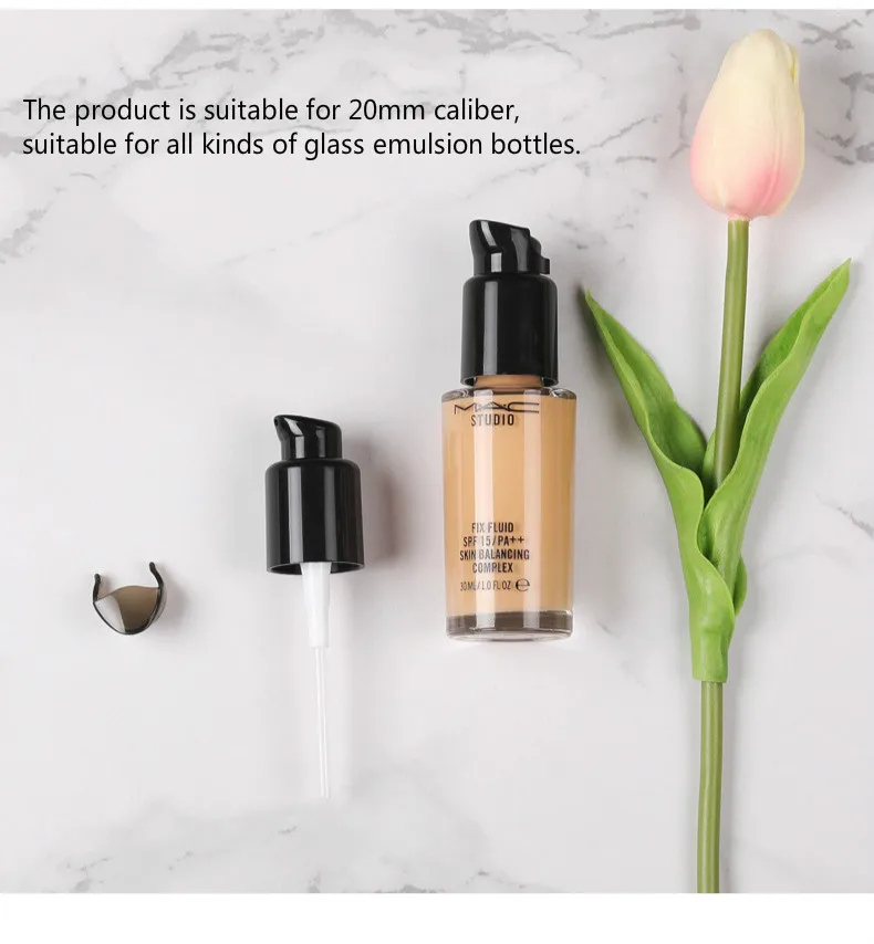 1PC Flüssige Foundation Pumpe Deckel für 30ml Flüssige Foundation Flüssigkeit Keine Undichten Make-Up-Tool Ersetzen Pumpen Presse Abdeckung abgabe Werkzeug