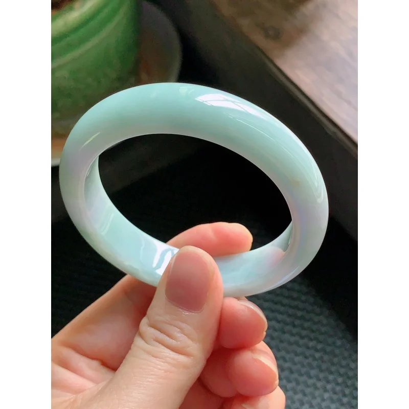 Mine Timber Moisturizing Floating Flowers Bracelet Natural A Jewelry Jade