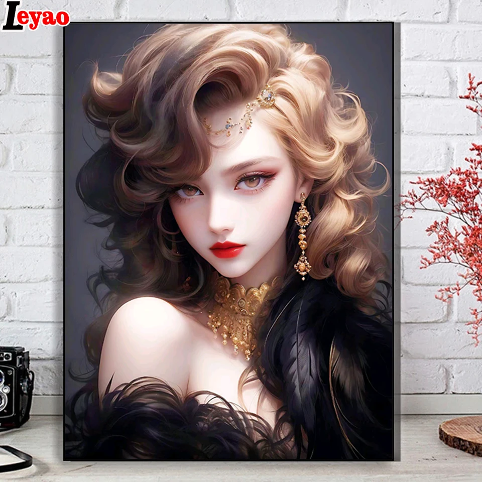 DiamondPaintingCollection2023SexyWomanPortraitArt5dDiy