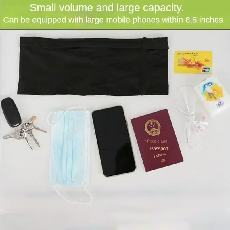 Invisible Professional Running Waist Bag Lightweight Thin Marathon Yoga Belt Pack Large Capacity Mobile Phone Sports Fanny Bags 5
