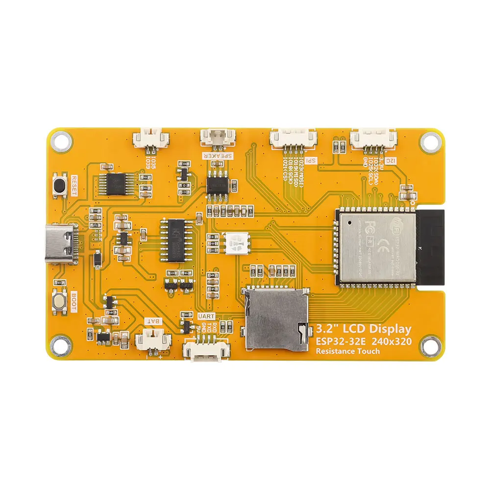 ESP32 LCD 스마트 디스플레이 3.2인치 240x320 IPS TFT 터치 스크린 SPI UART 인터페이스는 WiFi 및 BT/BLE로 262K 색상을 지원합니다.