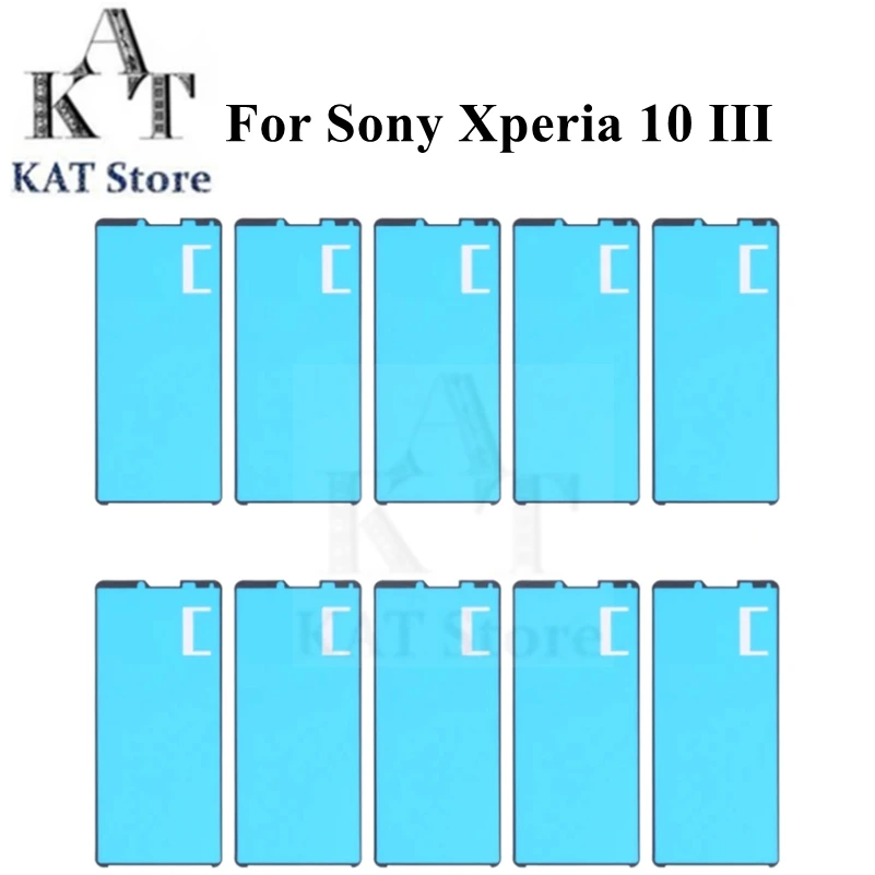 

10Pcs Original For Sony Xperia 10 II III SO-52B SOG04 XQ-BT52A102SO Front Housing Adhesive Sticker Tape Replacement