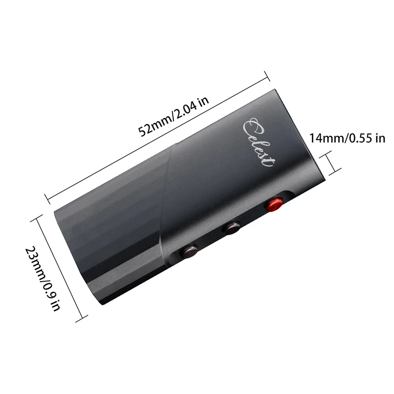 Portable DAC headphone amplifier audio decoder Kinera Celest CD-20 Portable DAC Decoder Headphone Amplifier 3.5mm + 4.4mm Output Supports Gaming Type-c OTG Cable