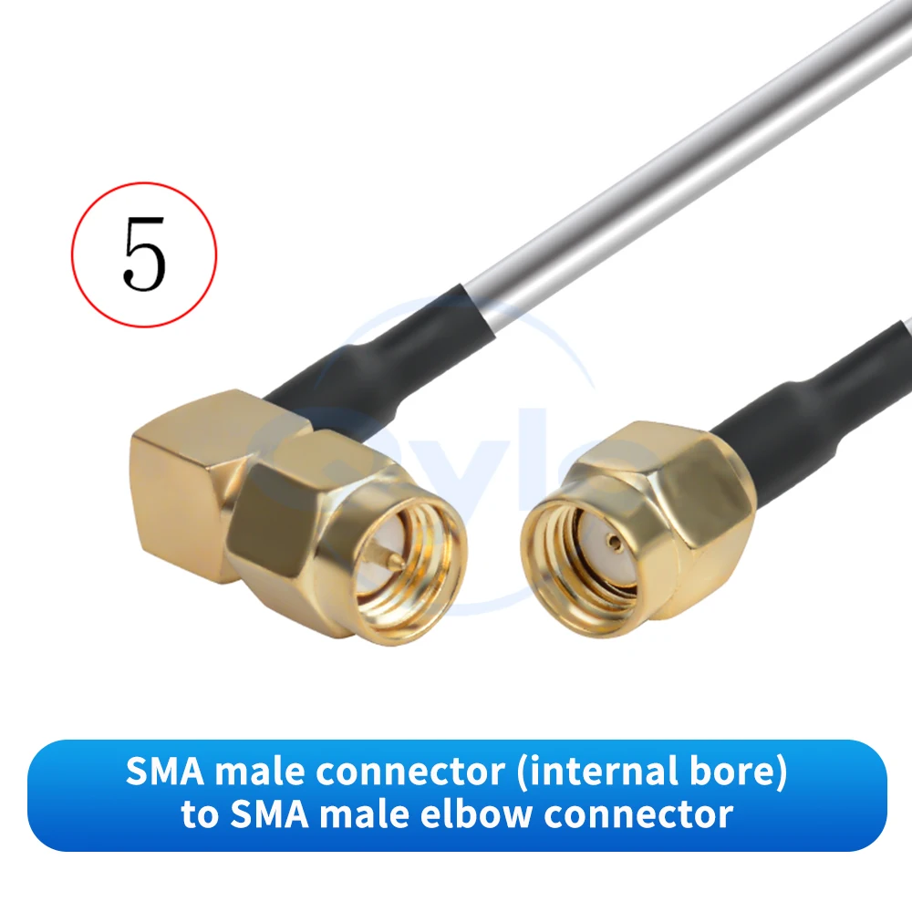 SMA auf SMA Stecker/Buchse Hochfrequenz-Kabelverbindung SFT50-2 Halbstarres HF-Kabel 0-18G SMA auf SMA Kabel (1 Stück) – Detail 6