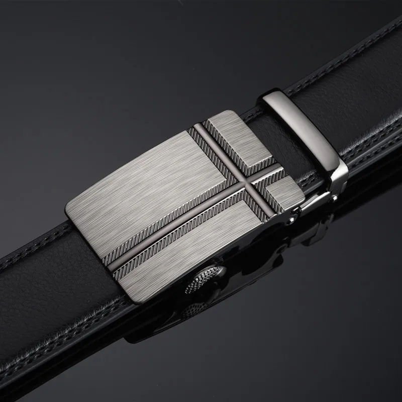 

New Designer Automatic Buckle Cowhide Leather men belt Fashion Luxury belts for men designer belts men high quality