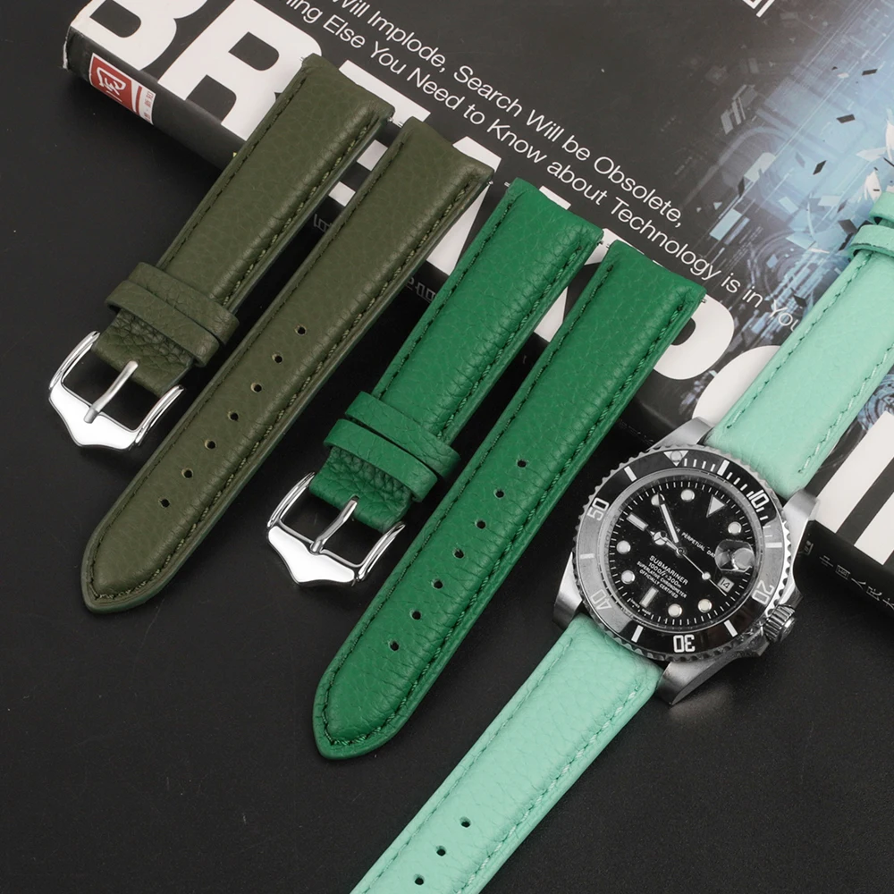 Cinturino Per Orologio Da Donna In Pelle 6-32mm – Fibbia In Acciaio, Sostituzione Per Orologi Tradizionali E Smart